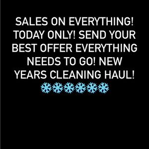 Sale on everything! Send me your best offer! No low balls!